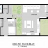 Nhà ở tại Gò Vấp - MM + + Architects - Mặt bằng tầng trệt