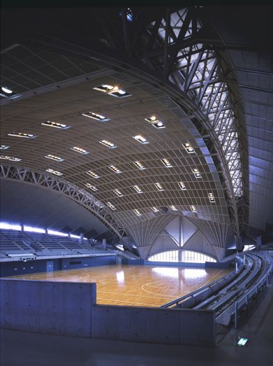 Nội thất cung thể dục thể thao ở Fujusawa (1984)