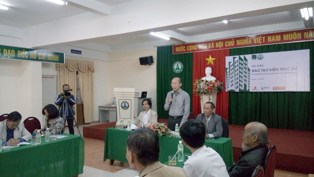 Phó CT Hội KTSVN - Nguyễn Quốc Thông chủ trì chương trình ra mắt Câu lạc bộ Đào tạo Kiến trúc sư