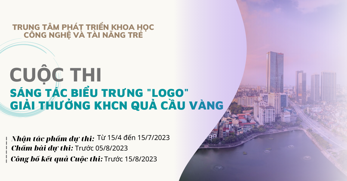 Cuộc thi sáng tác biểu trưng logo Giải thưởng KHCN Quả Cầu Vàng