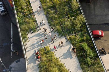 Công viên cải tạo từ tuyến đường sắt trên cao ở NewYork có tên The High Line