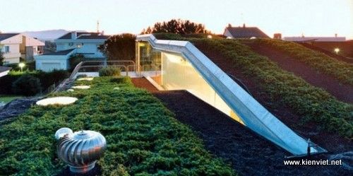 rooftop garden in glass house design backyard 588x589 1