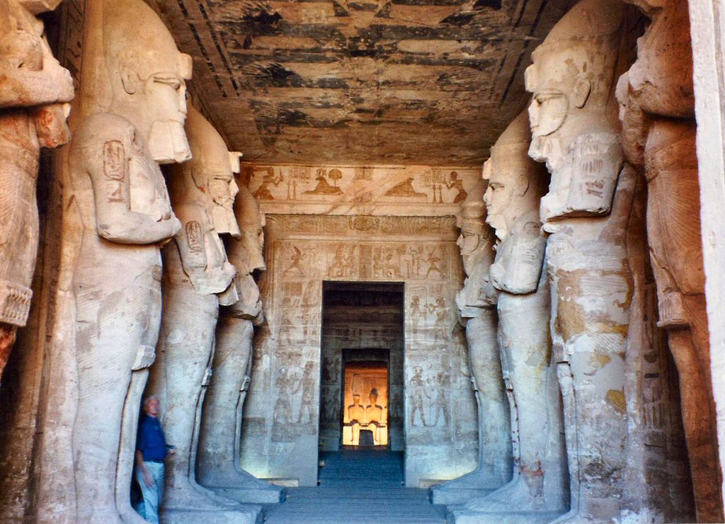inside abu simbel temple egypt tourism
