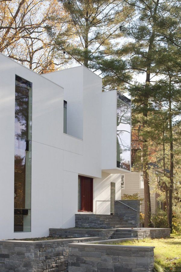 white modern residence 15