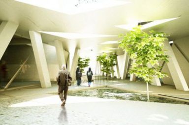 University of Semnan auditorium and library 3