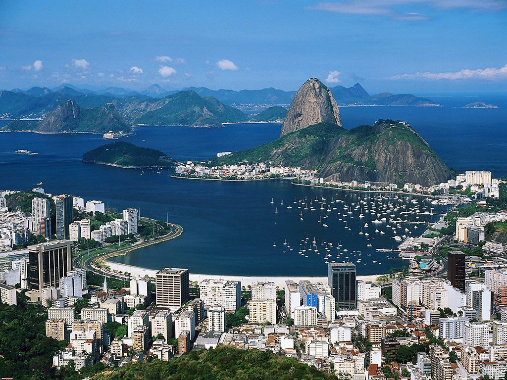 corcovado overlooking rio de janeiro brazil