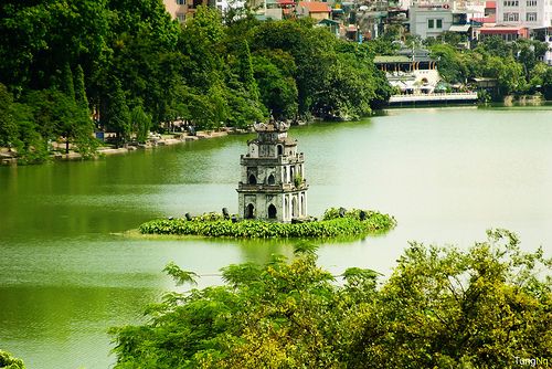 Tháp Rùa Ở Hà Nội Việt Nam Hình ảnh Sẵn có - Tải xuống Hình ảnh Ngay bây  giờ - iStock