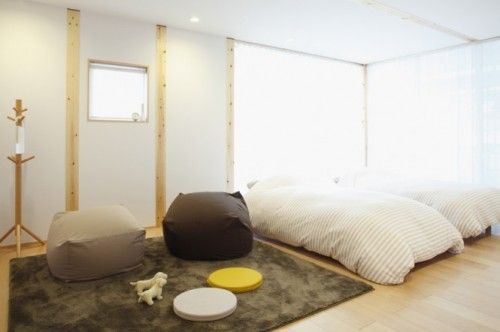Minimalist bedroom 665x442