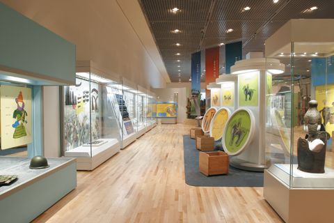 Một phòng trưng bày trong Bảo tàng