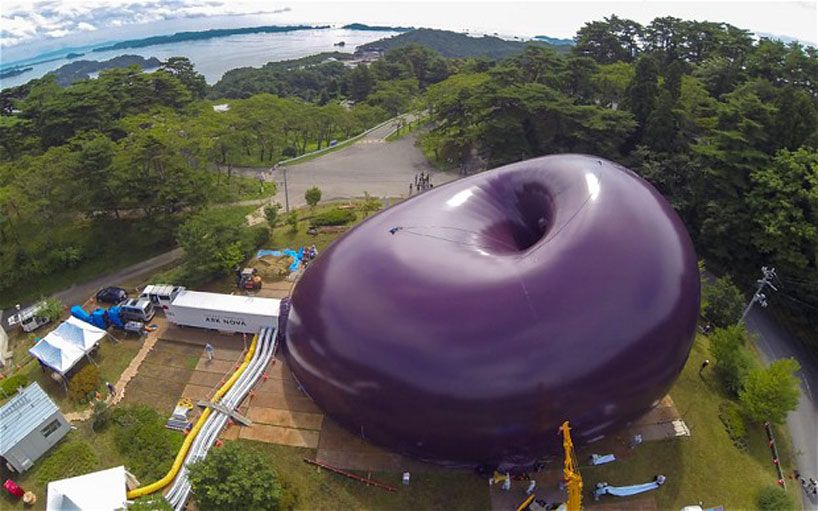 japan opens ark nova worlds first inflatable concert hall designboom 06
