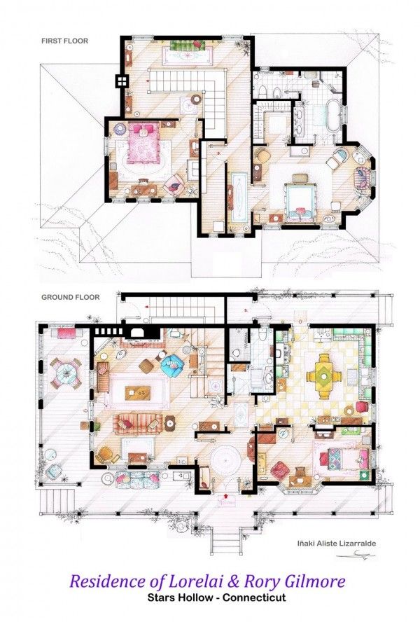 11 The-Gilmore-Girls-Victorian-House-Floor-Plan-600x888