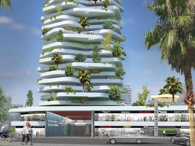 Oxygen Eco-tower, Jakarta, Indonesia do Progetto CMR Engineering Integrated Services Srl thiết kế và Bimantra Citra là nhà phát triển kiêm khách hàng nhận đề cử Dự án Futura Mega tốt nhất