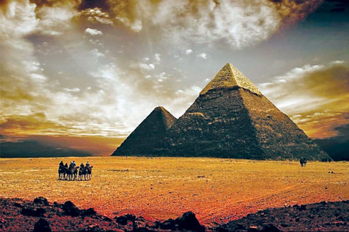 Kim tự tháp Ai Cập. Ảnh TL