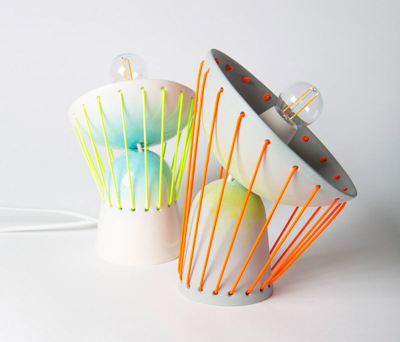 Đèn bằng gốm - Một thiết kế táo bạo