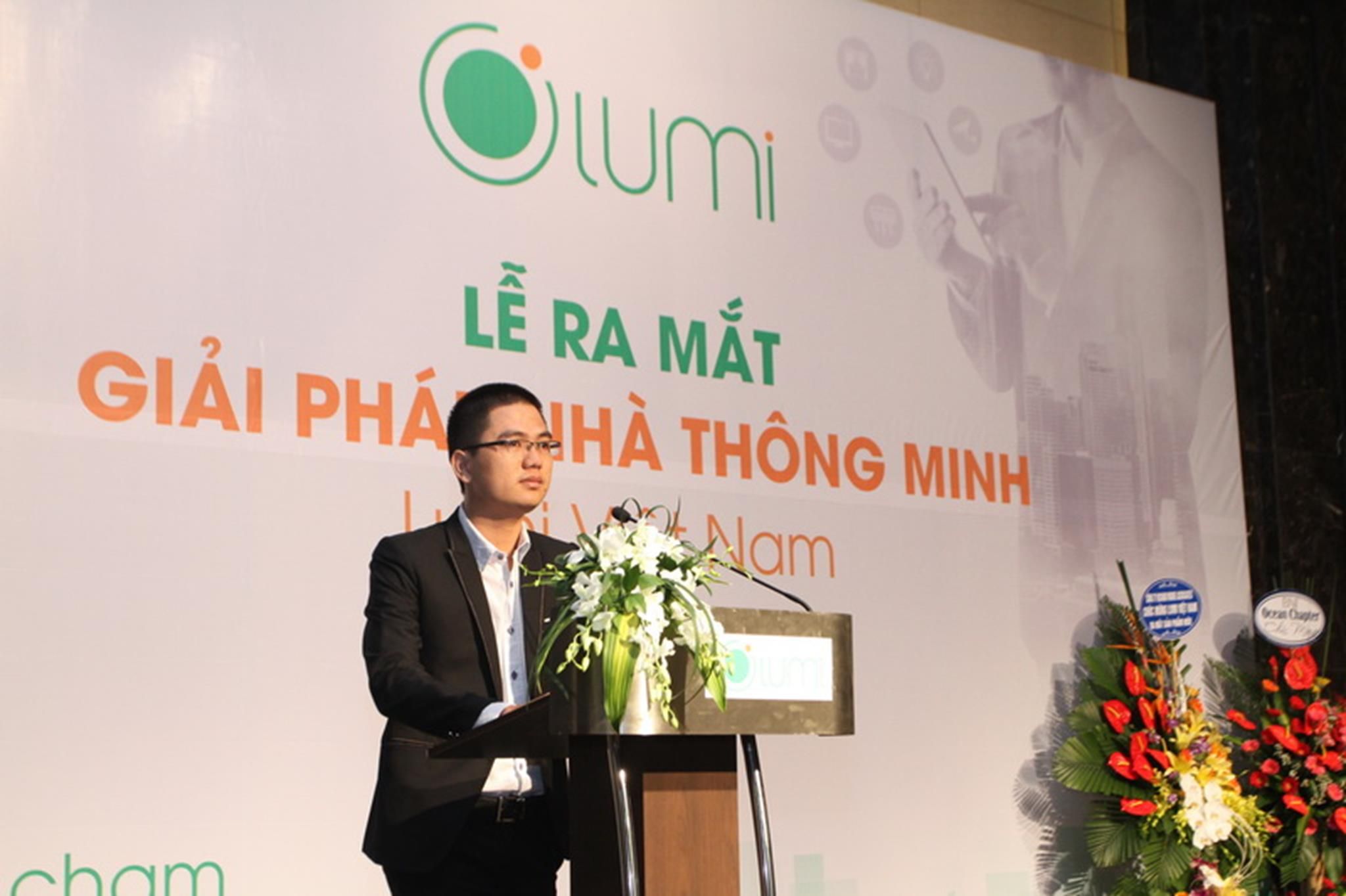 Ông Nguyễn Tuấn Anh – CT HĐQT Công ty Lumi phát biểu khai mạc