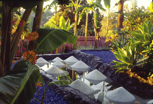 Vườn kiếng (Glass garden) là tác phẩm khởi nghiệp của Andy Cao. Anh sử dụng 45 tấn kiếng và mất hai năm rưỡi để hoàn thành