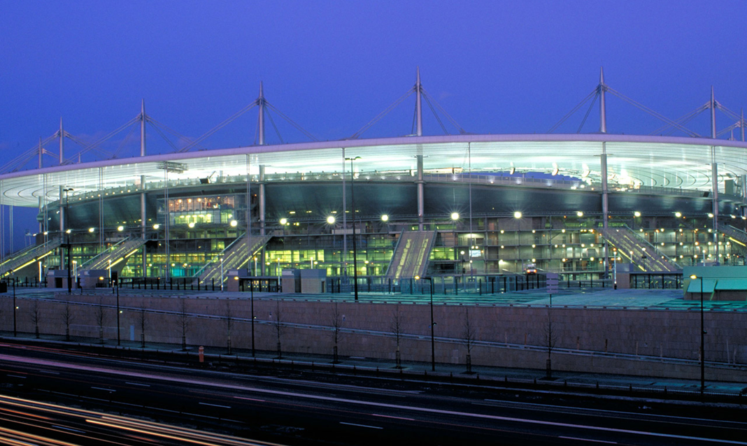 Kết cấu xuất sắc của Stade de France nhìn từ xa