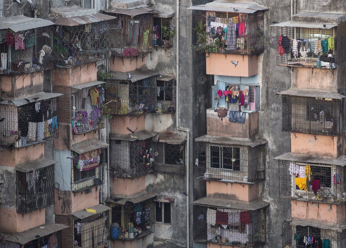dharavi a locality in the middle of mumbai india is one of the largest slums in asia more than a million people live there