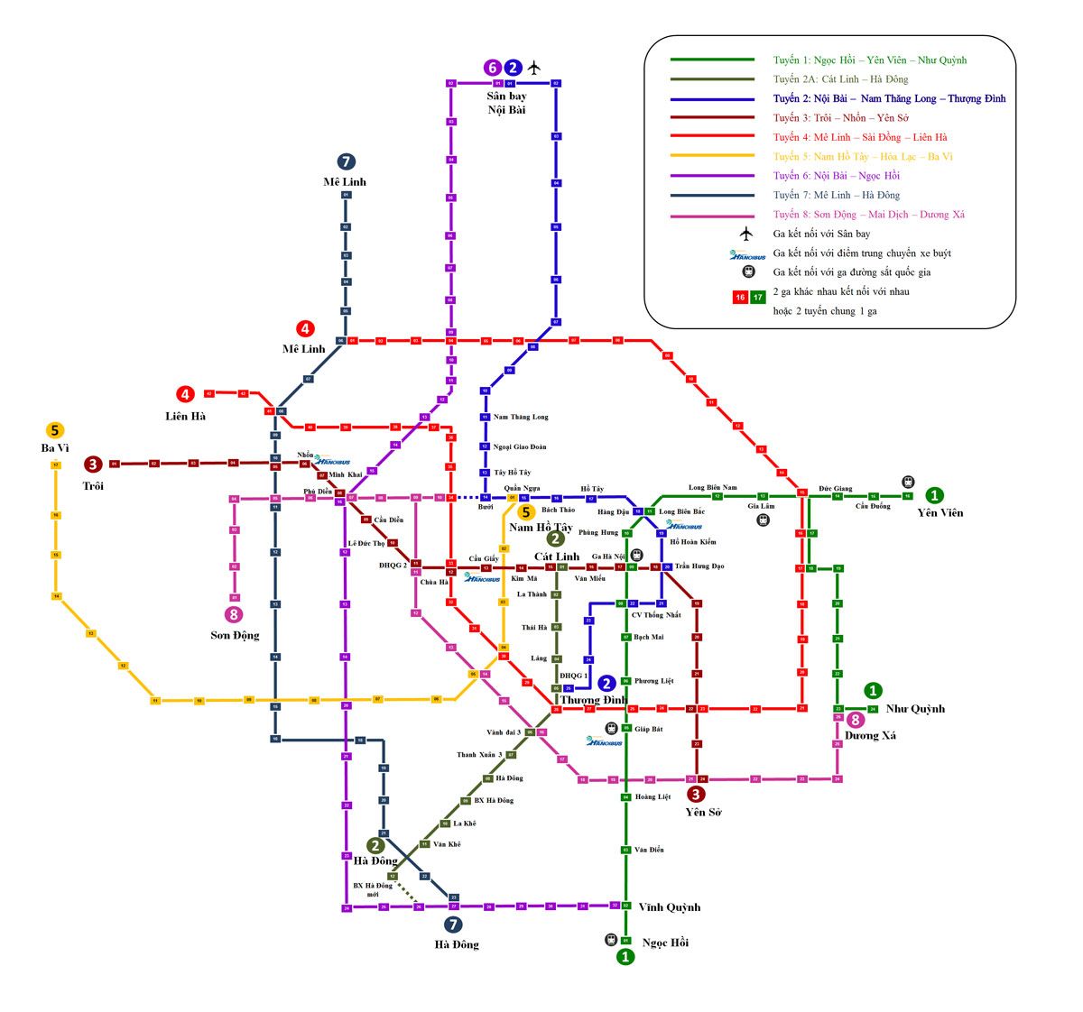 Hanoi Metro Maps
