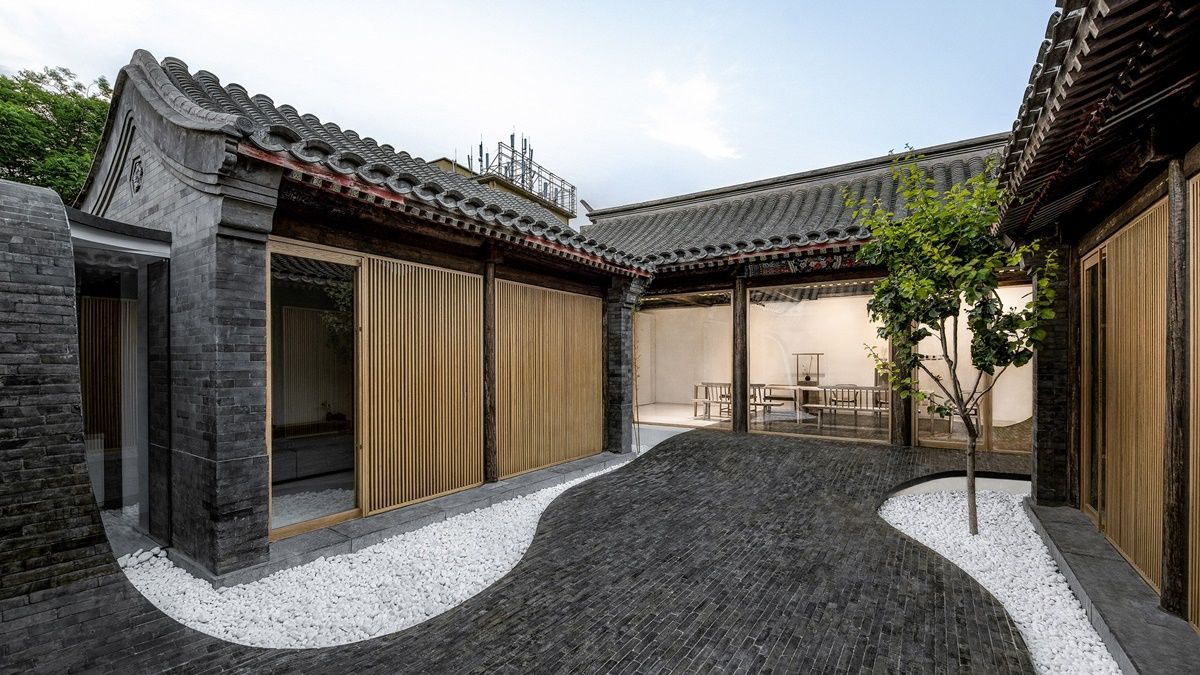 twisting courtyard arch studio architecture residential beijing china dezeen 2364 hero a