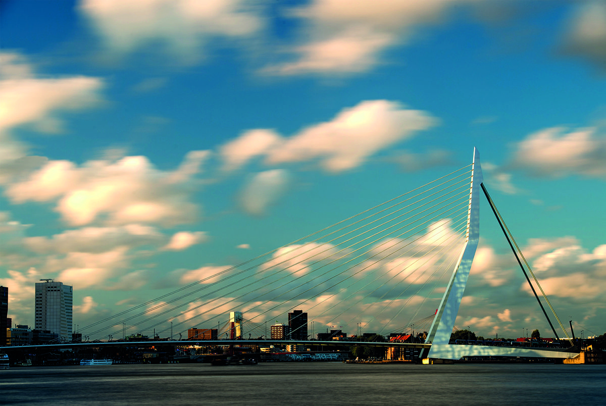 Kien Viet Erasmus Bridge Rotterdam Netherlands