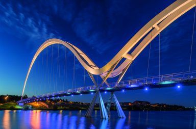 Kien Viet Infinity Bridge Stockton On Tees England