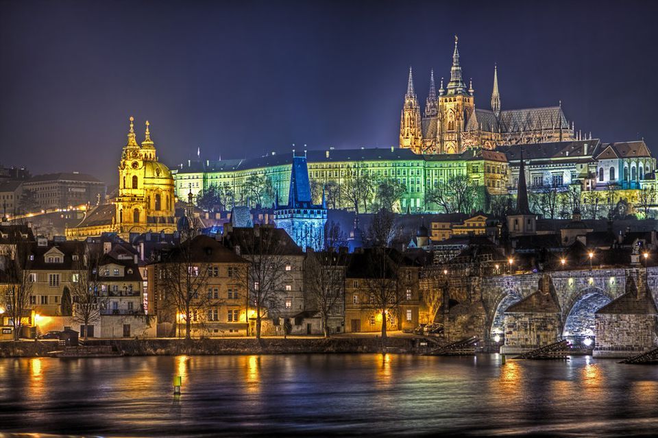 Prague Castle By Night 56b787c65f9b5829f839d952