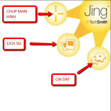 Chức năng của phần mềm chụp màn hình Jing