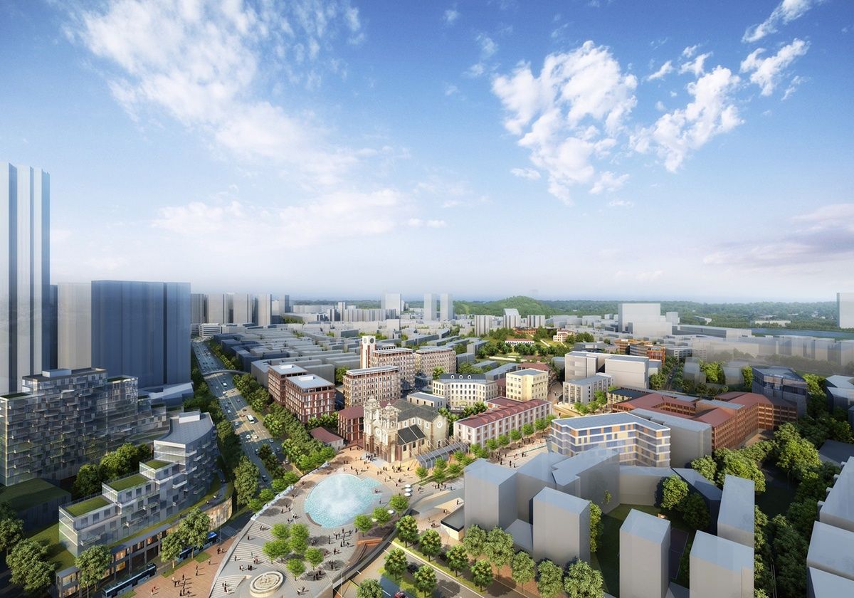 Sasaki tiết lộ dự án tái tạo đô thị ở Vu Hồ Trung Quốc 1