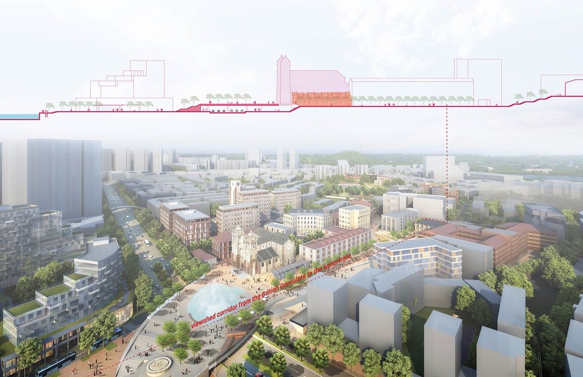 Sasaki tiết lộ dự án tái tạo đô thị ở Vu Hồ Trung Quốc 14