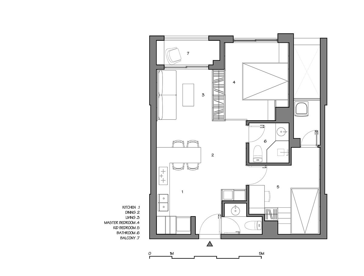 Block Architects | Nội thất căn hộ The Gaps