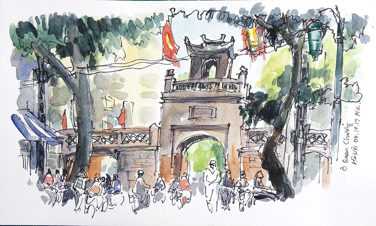 POK ART | Phong Khiếu & Urban Sketchers