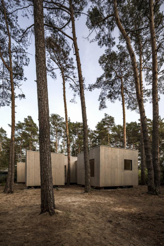 Koeris House - Những chiếc hộp bí ẩn giữa rừng thông | Zeller & Moye