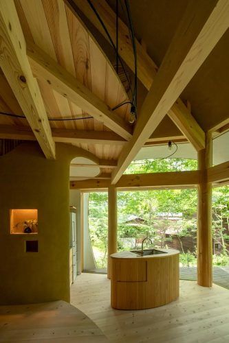 Shell House Japan – Ngôn ngữ của núi rừng