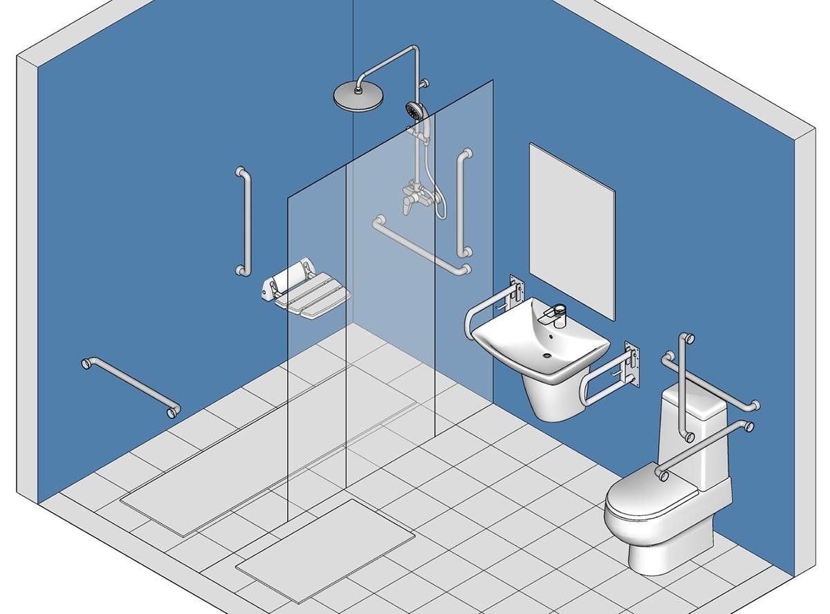 Làm thế nào để thiết kế phòng tắm an toàn cho người cao tuổi?