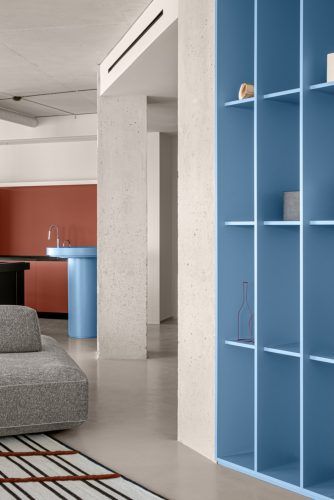 Blue Terracotta Apartment – Nhà xuyên tâm với không gian sống hiện đại, tiện dụng