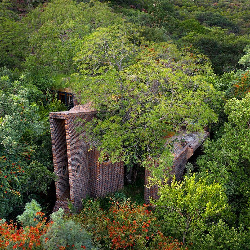 Ngôi nhà gạch ẩn mình trong khu bảo tồn thiên nhiên Nam Phi/ Frankie Pappas