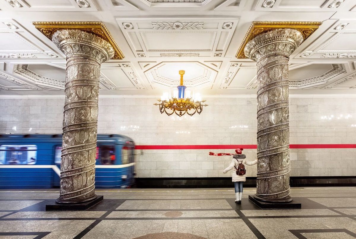 Avtovo station in St Peterburg Russia