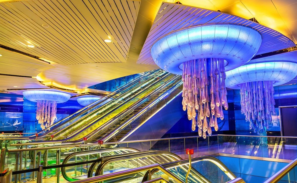 BurJuman metro station UAE