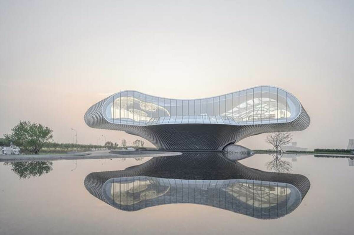 The Wave Art Gallery – Đợt sóng lớn nơi biển cả và đất liền | Lacime Architects Beijing