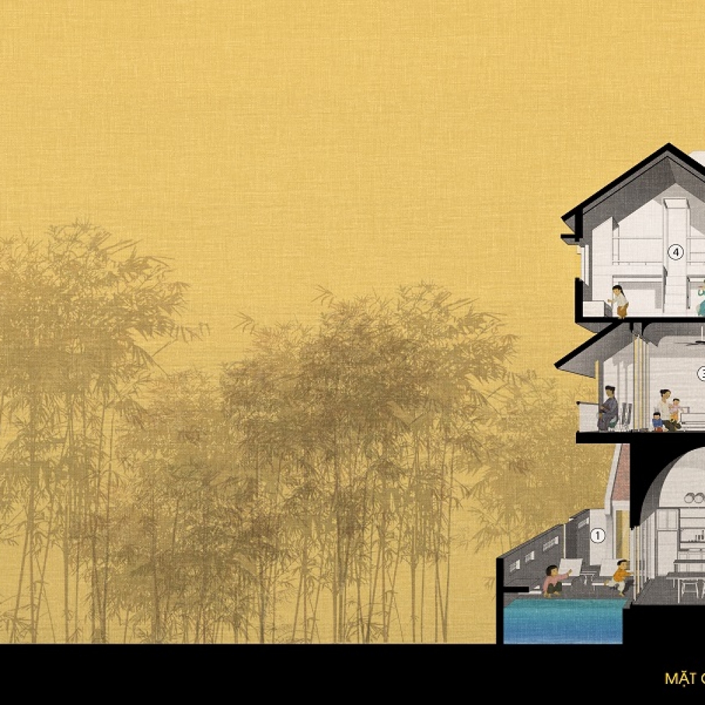 07 MẶT CẮT 4 4 1000x1000 - Hội An Ơi Villa - Gợi nhớ một khu phố cổ b&ecirc;n bờ s&ocirc;ng Ho&agrave;i | 6717 Studio