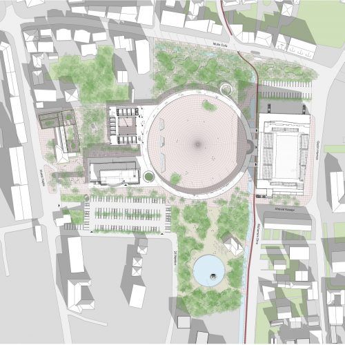 MUTUAL Rahovec City Square site plan