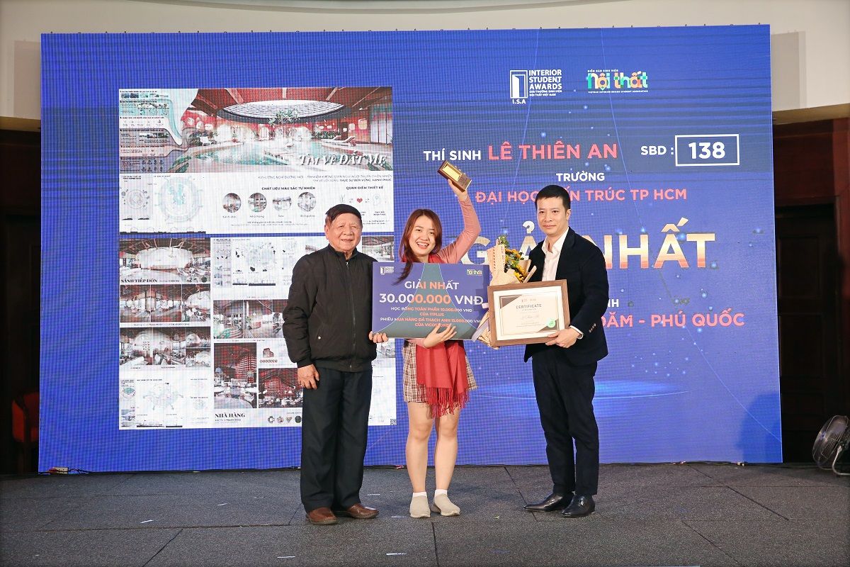 Ban Lê Thiên An xuất sắc giành ngôi quán quân với tác phẩm Hòn Dăm Resort