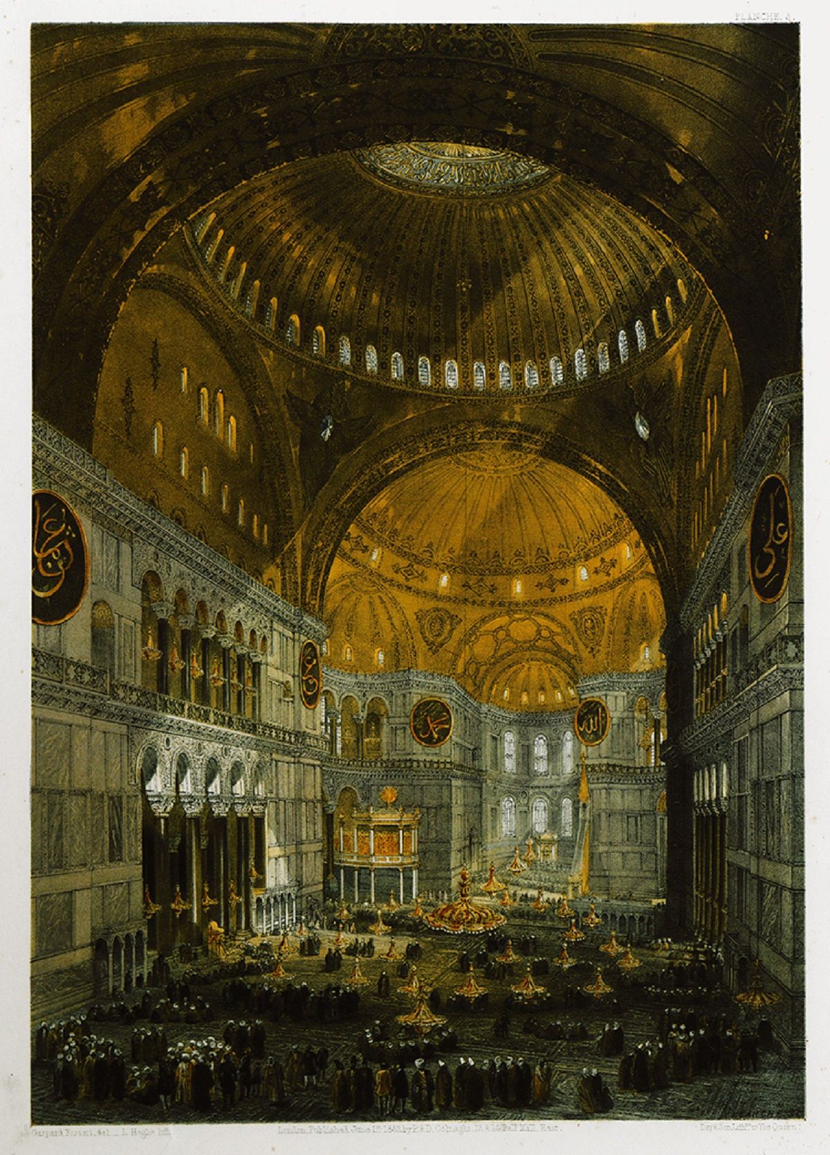 interior hagia sophia mosque 2