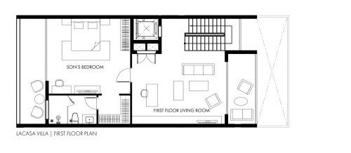 1st Floor Plan Lacasa Villa