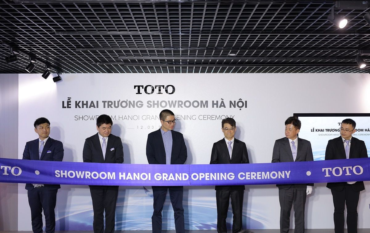 2 Ra mắt Showroom trưng bày và trải nghiệm đầu tiên của thương hiệu TOTO tại Hà Nội