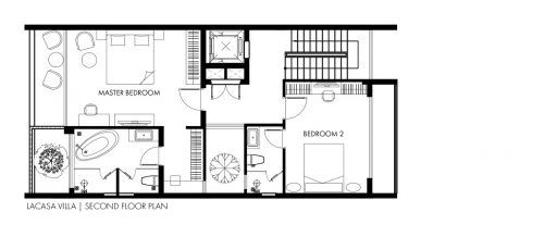 2nd Floor Plan Lacasa Villa