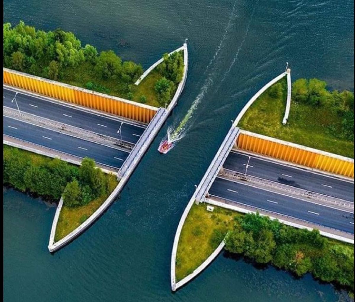 Cầu dẫn nước Veluwemeer - Một giải pháp kiến trúc độc đáo