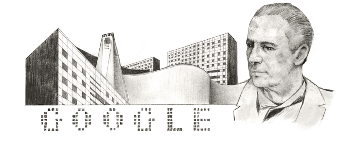 Nhìn lại những hình ảnh Google Doodles tôn vinh Kiến trúc sư và Kiến trúc