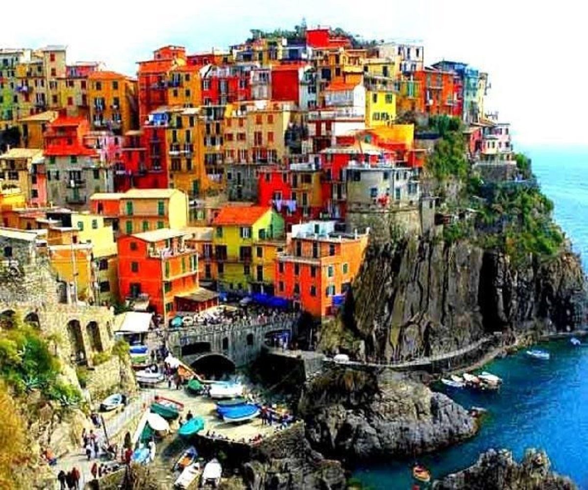 Sắc màu kiến trúc: 7 thành phố với màu sắc sống động khi nhìn từ trên cao